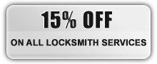 15% off on all locksmith services